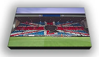 £22 • Buy Rangers - Ibrox Queen Elizabeth II - Wall Canvas Picture 64x41cm BRAND NEW