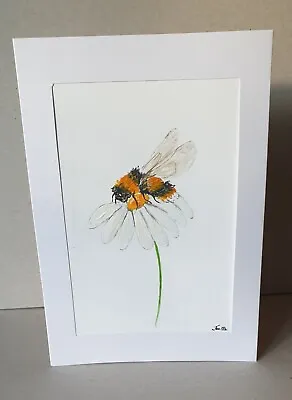  Hand Painted Bee Card. All Occasions Mother's DayBirthday Greetings Card.  • £8.99