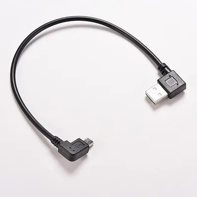 Hot USB 2.0 OTG Male To 90 Degree Angled Micro USB Male Cable Cord Adapter FYJFM • $1.40