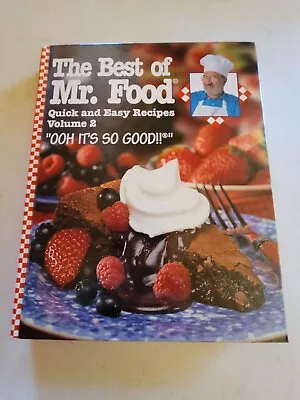 The Best Of Mr. Food: Quick And Easy Recipes Vol 2 Hardcover Cookbook Cook Book • $8.25