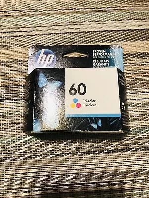 NEW Genuine HP 60 TriColor Ink Cartridge Brand New Sealed • $13.45