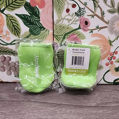 Thinkbaby Insulated Limstone Thermal Bottle Sleeve Light Green Pack Of 2 - New  • $9.89