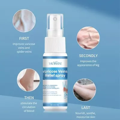 3Pcs Vein  Varicose Veins Treatment Spray Vein Healing Varicose Veins Spray • $12.78