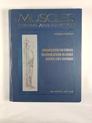 Muscles : Testing And Function Hardcover Book 1993 Fourth Edition Posture Pain • $14.99