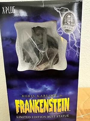 Frankenstein Bust BRAND NEW X-PLUS Wolfman Dracula Mummy Boris Karloff • $65