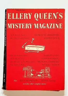 Ellery Queen's Mystery Magazine Vol. 29 #6B FR/GD 1.5 1957 Low Grade • $3