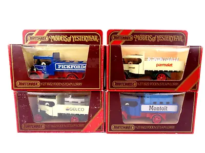 Matchbox Code 3 Yesteryear Car Bundle MOY Foden Steam Lorry Y-27 Pickfords Gelco • £64.99