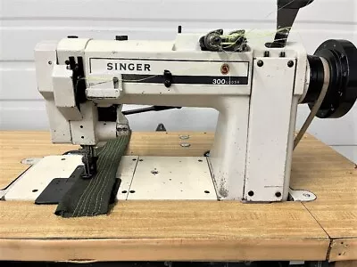 Singer 300u 2 Needle 1/4 Walking Foot Chainstitch 220v Industrial Sewing Machine • $1799