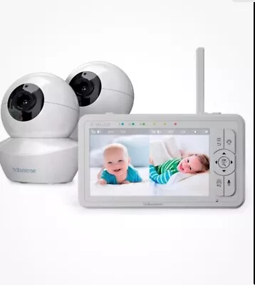 BabySense HD S2 - 2 Pack HD Video Baby Monitor - Split Screen - 5  Display • £129
