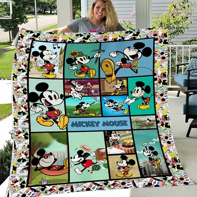 Mickey Mouse Quilt Blanket • $79.98