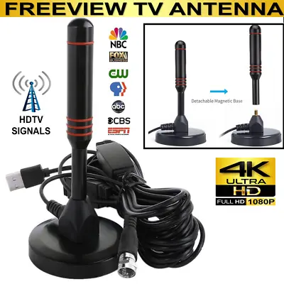 £9.29 • Buy Best Portable TV Antenna Indoor Outdoor Digital HD Freeview Aerial Ariel UK