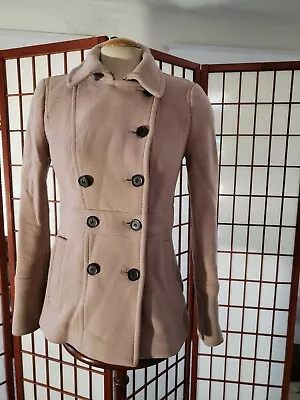 J Crew Stadium Cloth Majesty Peacoat Womens Wool Coat Jacket Sz4 • $59