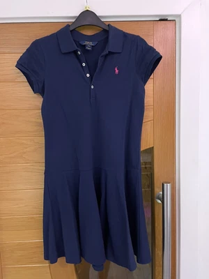 £4.99 • Buy RALPH LAUREN Girls Polo Navy Dress Size L (12-14)