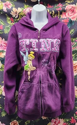Women's 2XL Disney Tinkerbell Fleece Zip Up Jacket Long Sleeve Shirt Hoodie  • $31.50