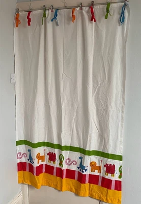 £10 • Buy IKEA Children’s Curtains Barnslig Djur Animal Print Tab Top Curtains 46  X 68 