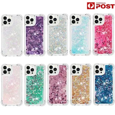 $11.49 • Buy Glitter Case For IPhone 14 13 12 11 Pro Max 8 7 Plus XS XR X Shockproof Cover