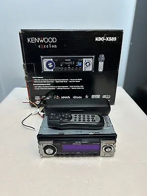 Kenwood EXcelon KDC-X589 OldSchool High End Car Radio Cd  Headunit Original Box! • $183.98