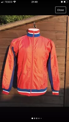 Vintage 70’s Anorak/ Track Top Red Blue And White Medium/ Mod/retro • £25