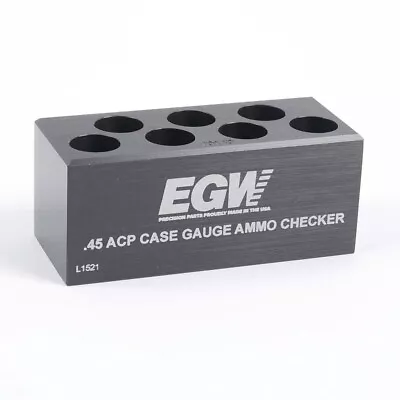 Evolution Gun Works Case Gauge Ammo Checker .45 ACP 7-Hole - 70140 • $25.17