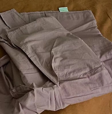 Restoration Hardware Garment-Dyed Percale Bed Skirt Cal King Lavender NEW $169 • $65