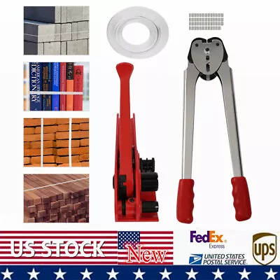 Steel Packaging Strapping Kit Packaging Strapping Banding Tensioning Tool • $65.55