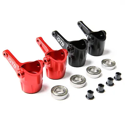 GTB CNC Aluminum Kyosho Mad Crusher Mad Force FOXX USA-1 Steering Knuckle Arm • $51.27