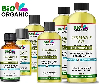 £3.79 • Buy 100% Pure Natural Vitamin E Oil: Carrier For Skin Massage & Aromatherapy UK