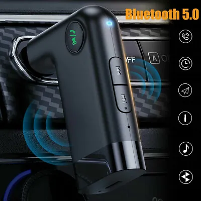 Wireless Bluetooth Receiver 3.5mm AUX Audio Stereo Music Hands Free Car Adapter* • $12.11