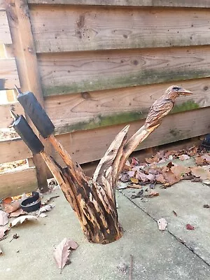 £89.99 • Buy Chainsaw Carved Hardwood  Kingfisher