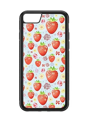 £5.70 • Buy Strawberry Cute Summer Fruit Pattern Rubber Phone Case