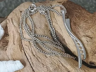 Sterling Silver Carrick Jewellery Organic Pendant & 16.5  (42cm) 925 Chain CJL  • £24