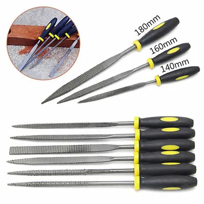 6PCS Mini Files Set Metal Filing Rasp Needle File Wood Tools Hand Woodworking • $13.49