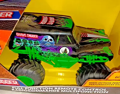 Monster Jam RC Grave Digger Remote Control Monster Truck (2.4GHz) New NIB • $23.99
