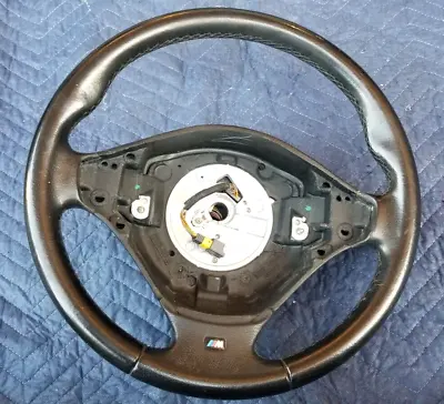 '94-02 BMW E36 E39 Z3 M-Tech Leather Sport Steering Wheel Dual Type +Clockspring • $139