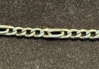 Beautiful Solid 9ct Gold Figaro Chain Necklace. 46cm. 4.04g. 375. Yellow Gold 9K • $250