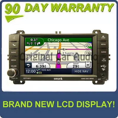 Reman New Screen JEEP DODGE MyGig RHB Navigation Radio  AUX USB Stereo OEM AM FM • $390