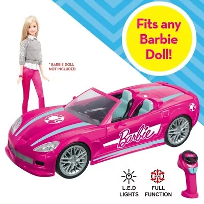  Barbie RC Dream Car Convertible Vehicle Remote Control  • $105.57