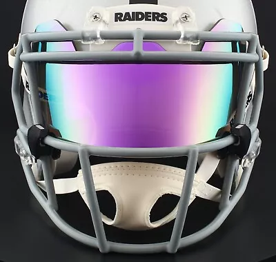 LAS VEGAS RAIDERS NFL Football Helmet Visor REVO AMETHYST Color-Shift • $39.99