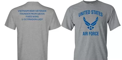 U-2c Dragon Lady*fixed Wing*vietnam*2-sided Shirt*vinyl*officially Licensed • $72.95