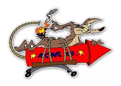 Wile E Coyote ACME Rocket  Large Size Precision Cut Decal • $36.99