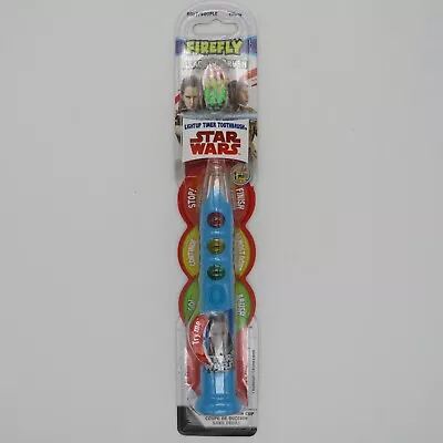 Star Wars Ready Set Brush Light Up Timer Kids Soft Toothbrush Suction Base • £4.82