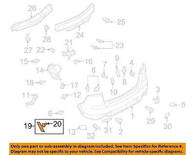 MAZDA OEM 07-15 CX-9-Bumper Trim-Molding Right TD1151PE0D • $28.14