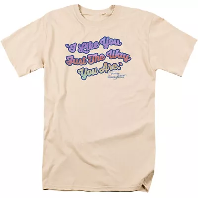 Mister Rogers Just The Way You Are T Shirt Mens Licensed Classic Cream • $17.49