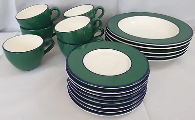 MFI Homeworks Treviso Crockery Green/Blue/White SOLD INDIVIDUALLY • £5