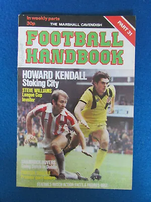 £2.99 • Buy The Marshall Cavendish Football Handbook - Part 31 - 1979