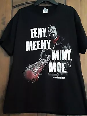 The Walking Dead Eeny Meeny Miny Moe Mens T Shirt XL  NEW • $17.95