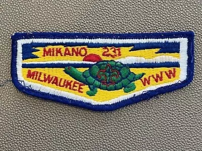 Mikano Lodge Flap OA Order Of The Arrow Milwaukee County Council Boy Scouts • $3