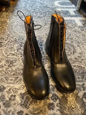 MAISON MARTIN MARGIELA Zipper Lace Boots Shoes Size 43 US 10 • $349