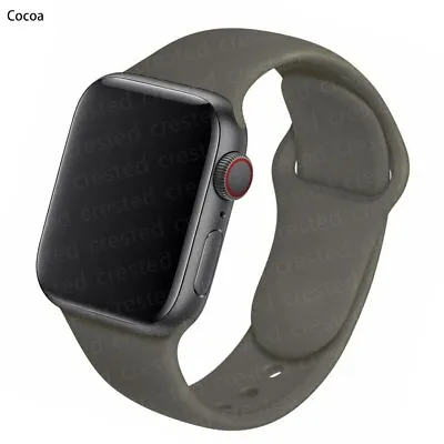£3.45 • Buy For Apple Watch Strap Band IWatch Series 7 6 SE 5 4 3 38/40/42/44 Silicone Sport
