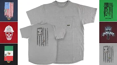 Ariat Men's Graphic T-Shirt Rebar Cotton Strong Blended Short Sleeve Pre-Wash • $19.99